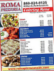 Roma Pizzeria menu