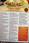 Rancho Grande menu