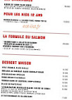 The Salmon Shop menu