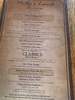 Molly Butler Lodge menu