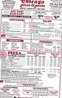 Chicago Pizza Pasta menu