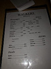 Walker's Hookah Cafe menu