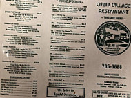 China Village menu