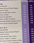 8 Rocks Deli Wine menu