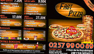 Fast Pizza menu