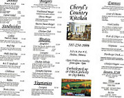 Cheryl’s Country Kitchen menu