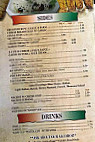 Gabes Pizza menu