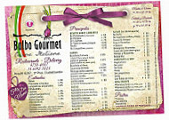 Bulbo Gourmet menu