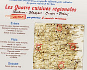 Le Lys d'Or menu