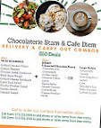 Cafe Diem menu