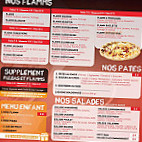 Formul'pizza menu