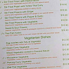 Peppercorn Thai Restaurant menu