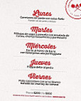 La Vera Pizza menu