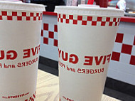 Five Guys Burgers Fries food