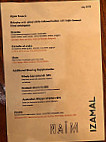 Naïm menu