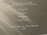 La Table des Dombes menu