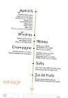 Brasserie du Rosier menu