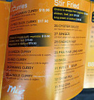 Mie Thai Takeaway menu