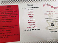 Mil's Dairy Drive-in menu