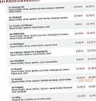 Le Kiosque A Pizzas menu