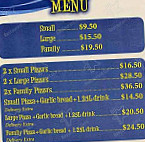 Hugo's Pizza menu