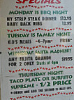 Polli's Mexican Restaurant menu