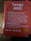 Mcdonald's menu