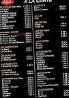 Nabab Kebab menu