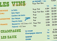 L'indigo Café menu