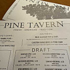 Pine Tavern menu