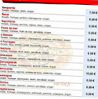 Pizza World menu