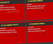 Planet Pizza menu