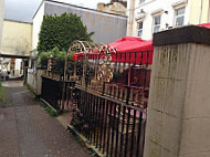 The Holmans Courtyard Cafe outside