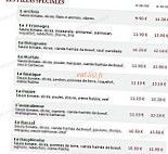 Le Kiosque à Pizzas menu