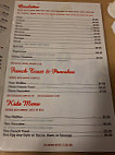 Reynolds Restaurant menu