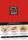 Bo Sushi menu