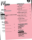 Becky's Place menu