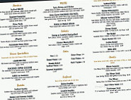 Cajun Catfish Steakhouse menu