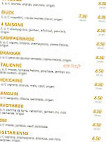 Tof Pizza menu