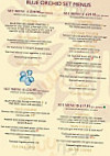 Blue Orchid Thai menu