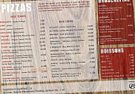 La Strada Pizza menu