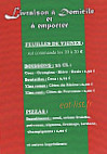 La Festina menu