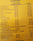 Vic's Touch Down Grill menu