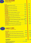 Pizza Fabio menu