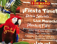 5 De Mayo menu