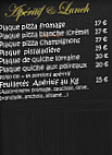 Au Fournil Saint Esteve menu