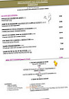 Au Coq Blanc menu