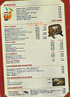 Le Pousse-Pousse menu