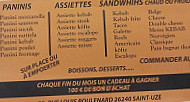 Sandwicherie De La Galaure menu