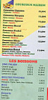 La Gourmandise menu